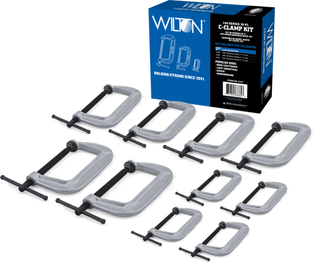 WILTON 140 SERIES 10 PC C-CLAMP KIT