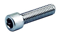 10 PC BAG CHROME 3/8-24 X 2-1/2 SHCS KNURLED GRADE 8