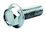 10 PC BAG CHROME 1/4-20 X 5/8 FLANGE BOLT