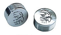 10 PC BAG CHROME 1/4 CAP FOR SHCS EAGLE