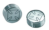 10 PC BAG CHROME M10 MATLESE CROSS SNAP CAP FOR SHCS