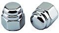 10 PC BAG CHROME M8-1.25 FLAT TOP ACORN NUT