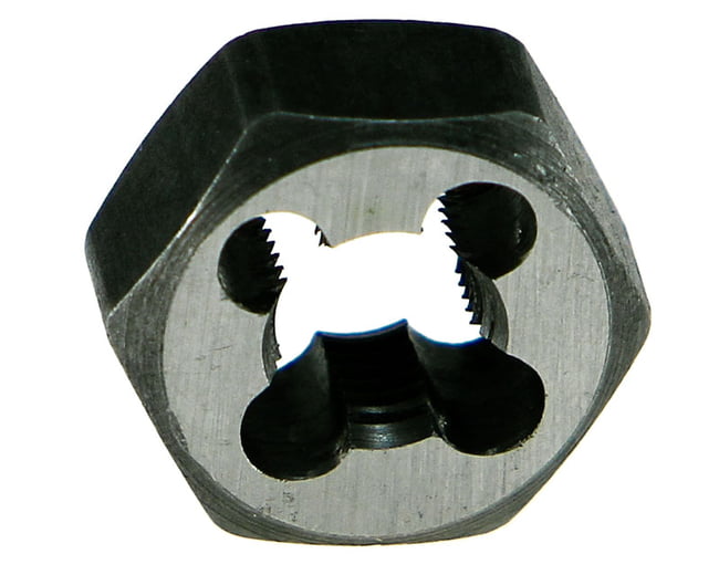 6-32 HSS DIE HEXAGON19/32 WIDTH ACROSS FLATS