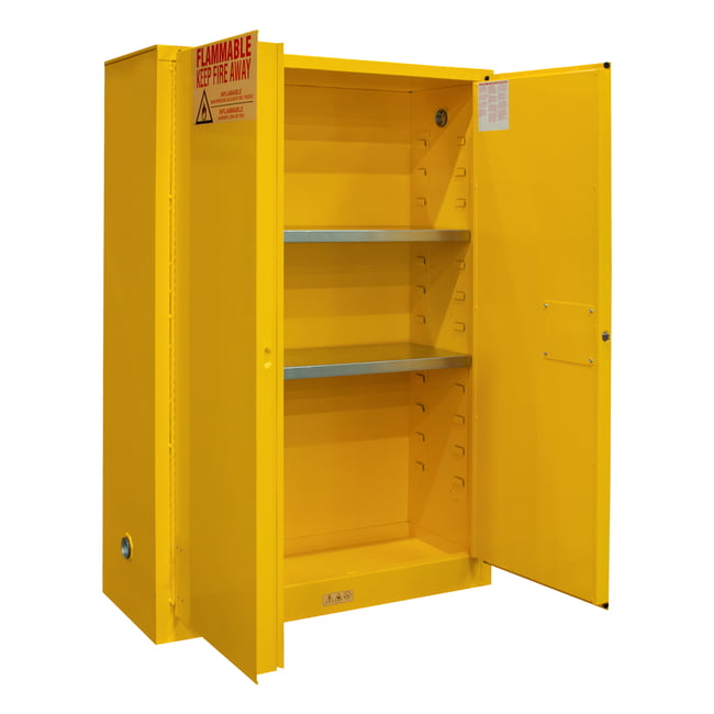 Flammable Storage, 45 Gallon, Manual, Yellow