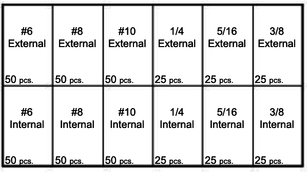 INTERNAL & EXTERNAL LOCK WASHERS