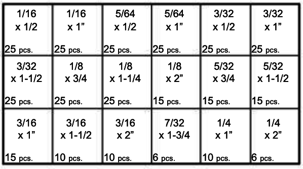 184682 SPRING PINS (ROLL PINS)