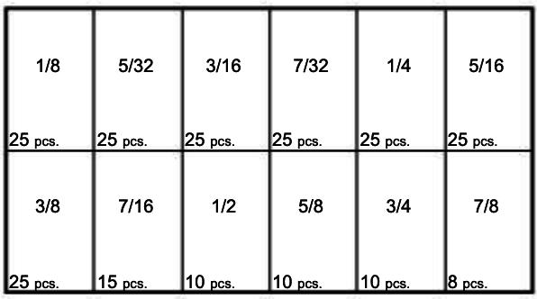 184687 E-TYPE RETAINING RINGS