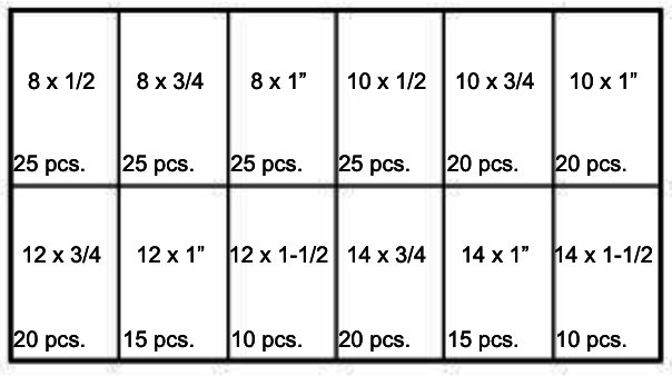 184709 PHILLIPS FLAT HEAD SHEET METAL SCREWS