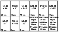 HEX HEAD CAP SCREWS GRADE 8 - USS COARSE