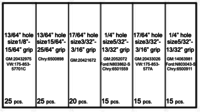 184746 NYLON BLIND RIVETS