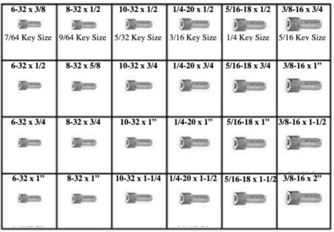 175830 SOCKET HEAD CAP SCREWS