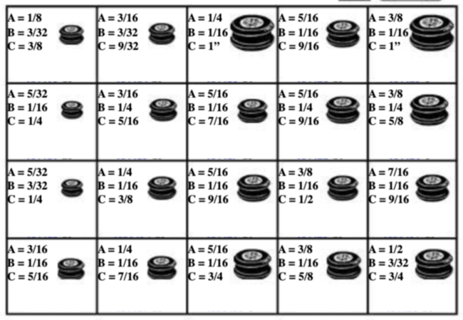 175861 RUBBER GROMMETS