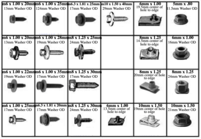 Metric Screws 18 Kinds Micro Screws Set Mini Screws Assortment Kit