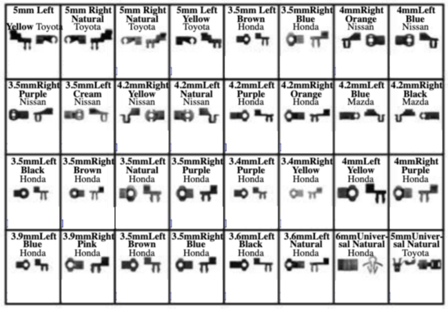 185044 DOOR ROD & HOOD PROP CLIPS