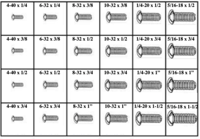 185083 SOCKET BUTTON HEAD CAP SCREWS