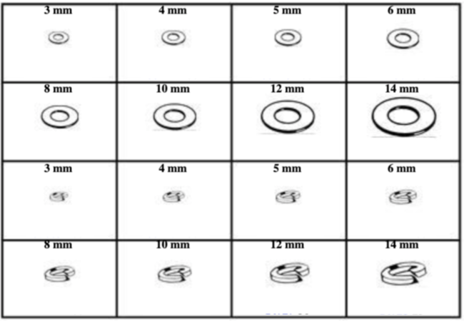 METRIC FLAT & LOCK WASHERS