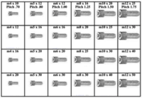 METRIC SOCKET HEAD CAP SCREWS