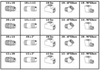 179895 BRASS PIPE FITTINGS