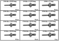 185035 NYLON BLIND RIVETS