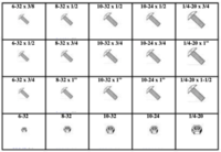 185101 PHILLIPS TRUSS HEAD MACHINE SCREWS