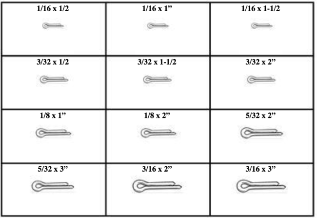 COTTER PINS - EXTENDED PRONG