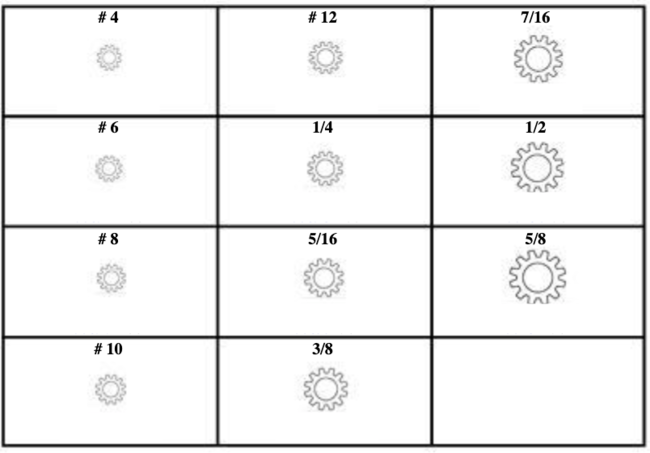 184903 STAR LOCK WASHERS