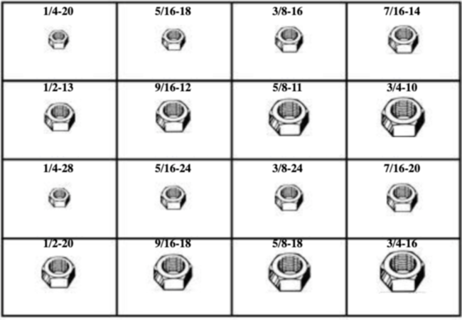 184911 FINISHED HEX NUTS