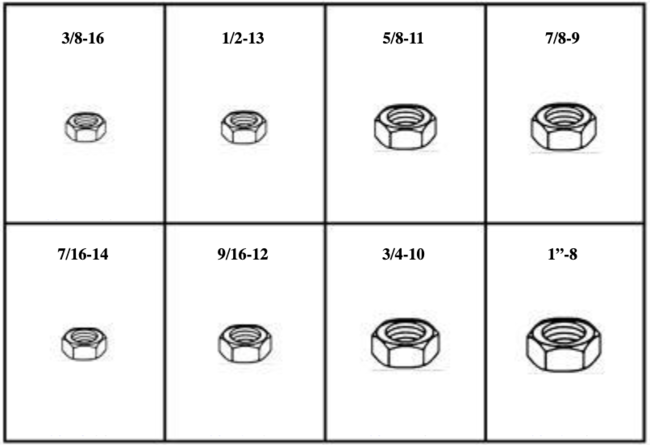 184917 FINISHED HEX JAM NUTS