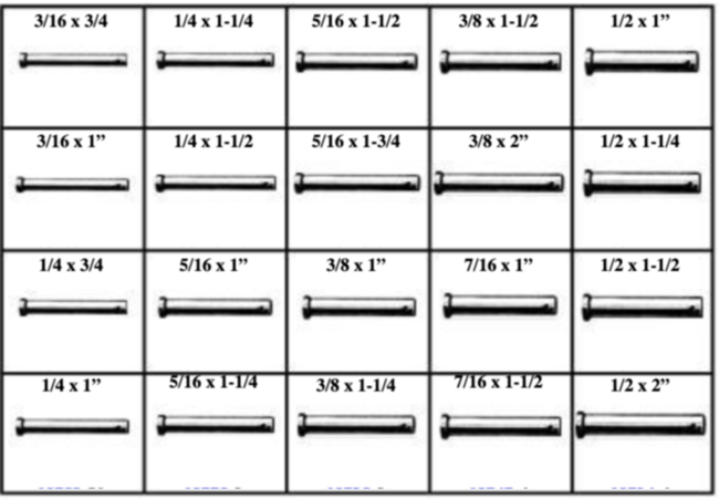 184961 CLEVIS PINS