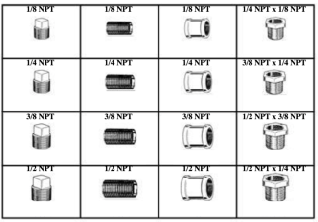 185003 BLACK IRON PIPE FITTINGS