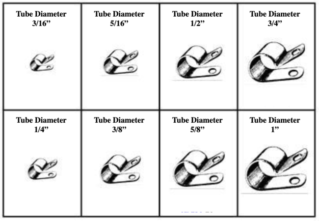 185061 TUBING CLAMPS