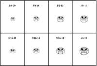 184884 ALL STEEL PREVAILING TORQUE LOCKNUTS