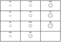 184903 STAR LOCK WASHERS