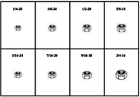 184926 ALL STEEL PREVAILING TORQUE LOCKNUTS