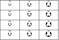 184943 "E" TYPE RETAINING RINGS