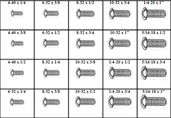 SOCKET BUTTON HEAD CAP SCREWS