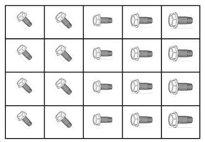 HEX HEAD THREAD CUTTING SCREWS