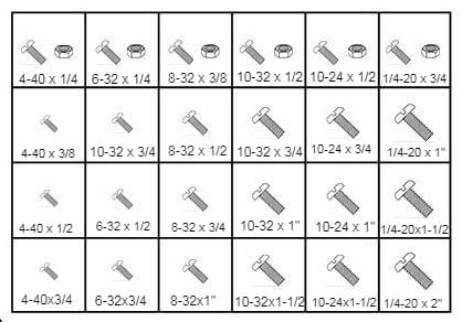 SLOTTED PAN HEAD MACHINE SCREWS