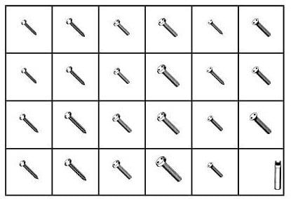 TAMPER RESISTANT SPANNER SCREWS