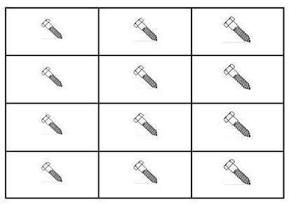 HEX HEAD LAG BOLTS