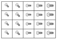 HEX HEAD THREAD CUTTING SCREWS