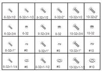 SLOTTED ROUND HEAD MACHINE SCREWS