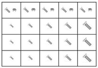 SLOTTED FLAT HEAD MACHINE SCREWS