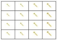 SLOTTED ROUND HEAD WOOD SCREWS