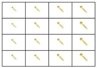 SLOTTED ROUND HEAD WOOD SCREWS