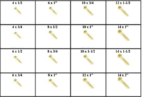 184845 SLOTTED ROUND HEAD WOOD SCREWS