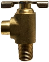 1/8MIP X .38ID BIB NEEDLE VALVE