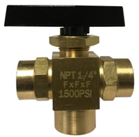 1/8FX1/8FX1/8F 3WAY BALL VALVE