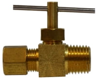 1/4 X 1/4 COMP X M NEEDLE VALVE