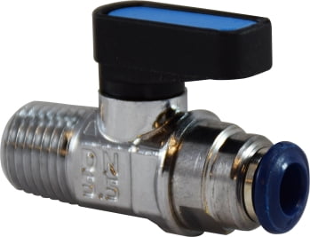 Ball Valve Male NPTF Push Fit Connections